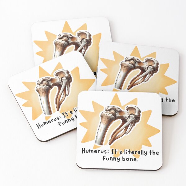 Item preview, Human humerus bone Anatomy Illustration designed and sold by MuseGlowStudio.