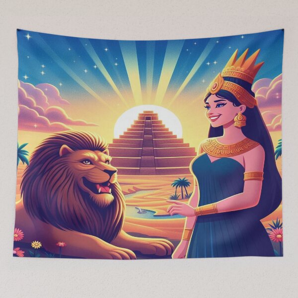 Item preview, Ishtar (Inanna), goddess of love, war, fertility and life, Lion of Babylon, Mesopotamia, ancient civilization, cradle of civilization designed and sold by Redbdon.