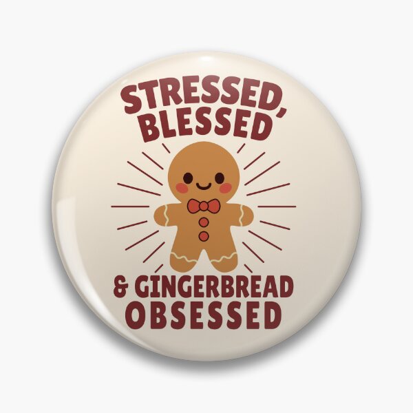 Item preview, Gingerbread Obsessed – Retro Christmas Pun Shirt designed and sold by Kewessthetic.
