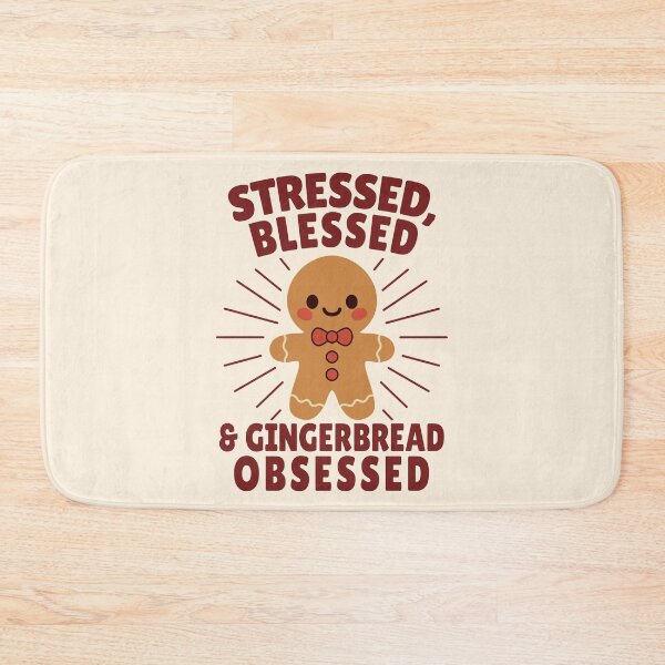 Item preview, Gingerbread Obsessed – Retro Christmas Pun Shirt designed and sold by Kewessthetic.