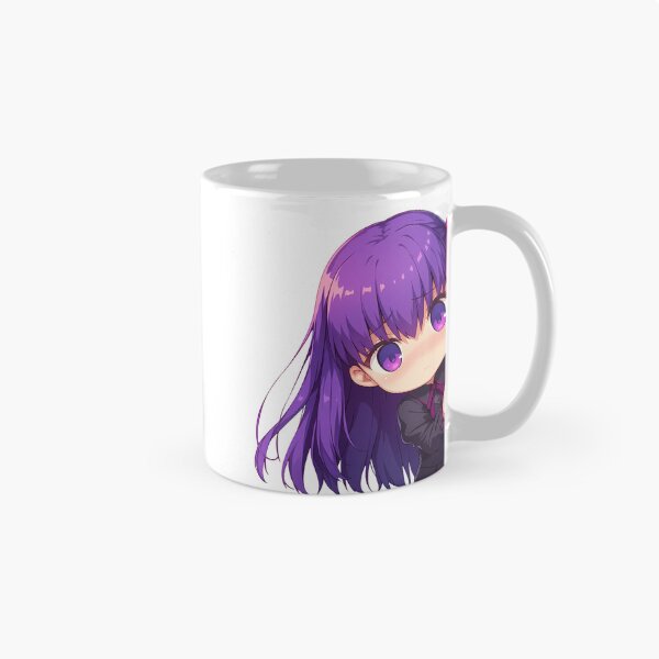 Item preview, Sakura Matou Fate Stay Night Anime Girl Chibi Kawaii Peeker designed and sold by HumbertoValveno.