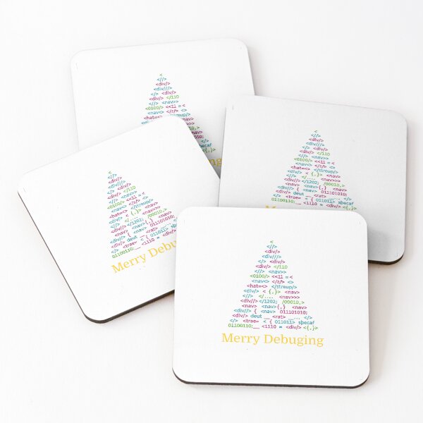 Item preview, Merry Debugging Code Christmas Tree Art designed and sold by CosyCush.