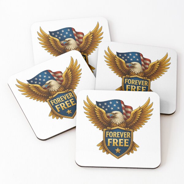 Item preview, 250 Anniversary of the USA - Forever Free – Patriotic Eagle Shield Sticker designed and sold by Collins Design.