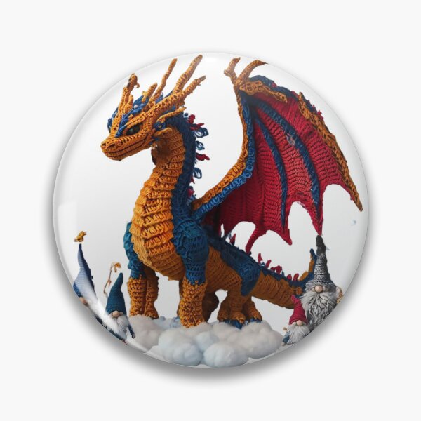 Item preview, Contrasting Crochet Dragon Artworks Comparison designed and sold by newvisionart191.