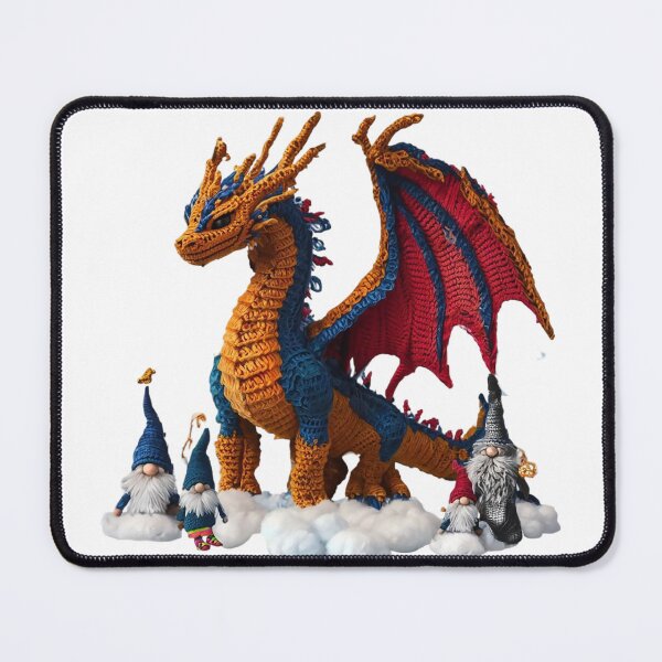 Item preview, Contrasting Crochet Dragon Artworks Comparison designed and sold by newvisionart191.