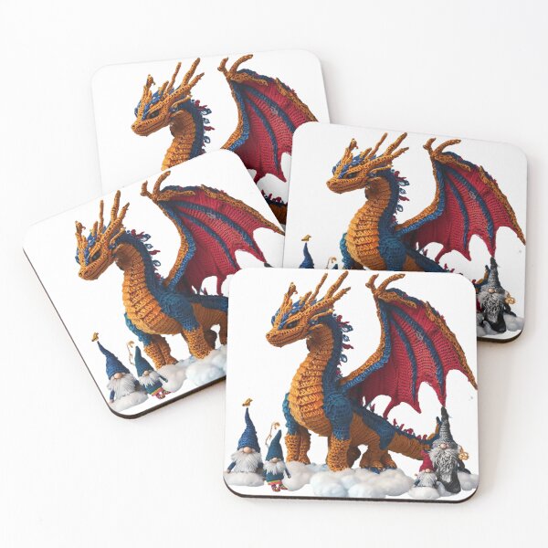 Item preview, Contrasting Crochet Dragon Artworks Comparison designed and sold by newvisionart191.