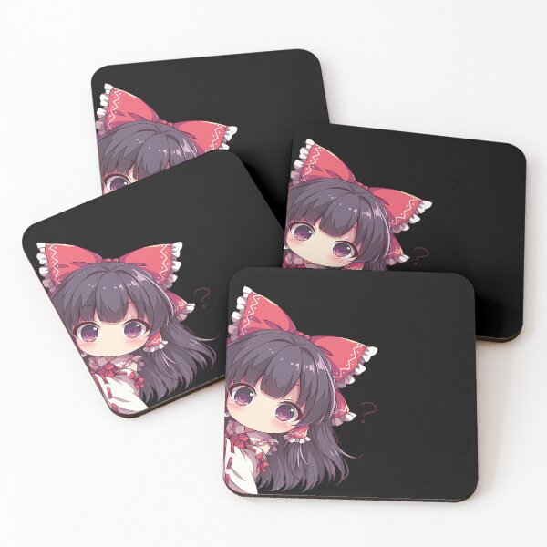 Item preview, Reimu Hakurei Touhou Anime Girl Chibi Kawaii Peeker designed and sold by HumbertoValveno.