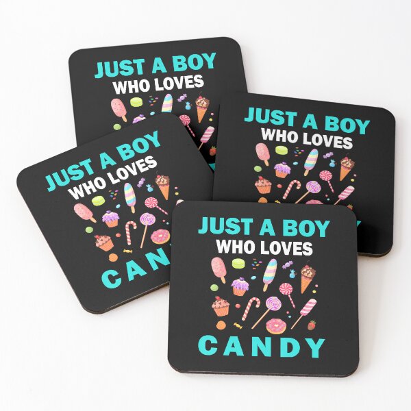 Item preview, Cute Just A Boy Who Loves Candy Sweets Men And Boys designed and sold by FlorenceNorma.