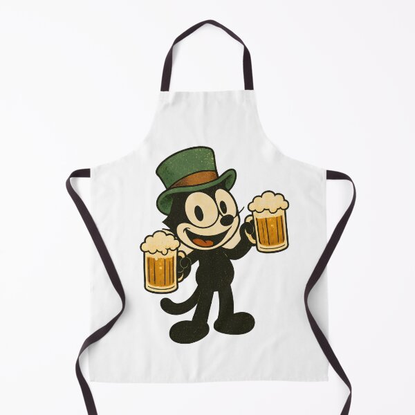 Item preview, FELIX CAT WITH BEER MUGS AND IRISH HAT designed and sold by infinitearte.
