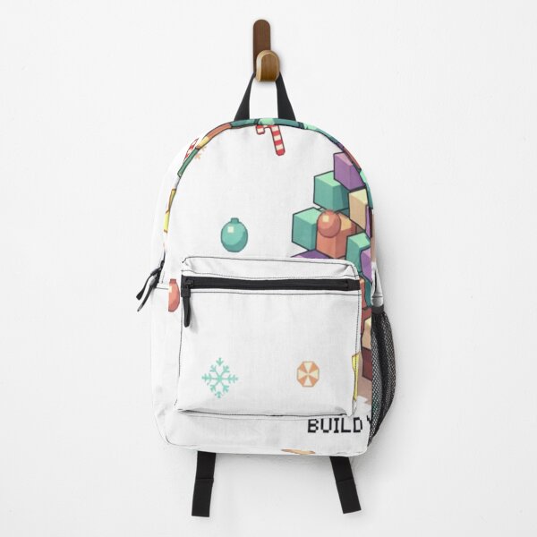Item preview, Build Your Joy Pastel Pixel Christmas Tree Sticker designed and sold by DemetMath.