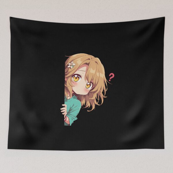 Item preview, Iroha Isshiki Oregairu Anime Girl Chibi Kawaii Peeker designed and sold by HumbertoValveno.