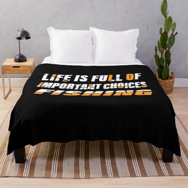 Item preview, Life Is Full Of Important Choice – Funny Fishing Humor designed and sold by karibov.