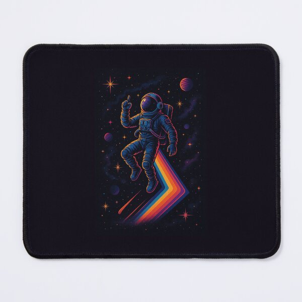 Item preview, Retro Cosmic Astronaut – Neon Space Art Vaporwave Illustration designed and sold by TrendBoost.
