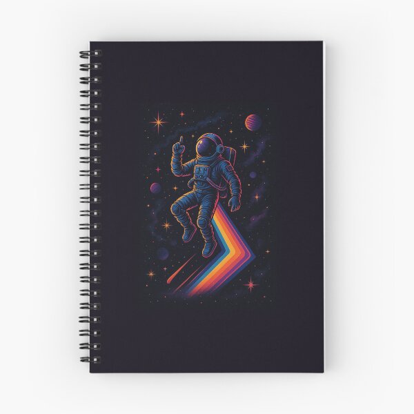 Item preview, Astronauta cósmico retro: ilustración de vaporwave de arte espacial neón designed and sold by TrendBoost.