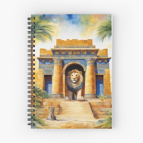 Item preview, Lion of Babylon, Ishtar Gate, Mesopotamia, palm tree, ancient civilization, cradle of human civilization designed and sold by Redbdon.