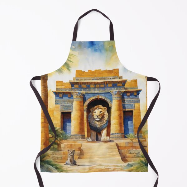 Item preview, Lion of Babylon, Ishtar Gate, Mesopotamia, palm tree, ancient civilization, cradle of human civilization designed and sold by Redbdon.