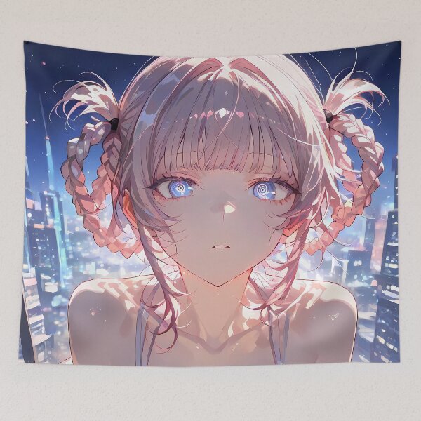 Item preview, Nazuna Nanakusa City Lights Charm Call of the Night Anime designed and sold by HumbertoValveno.