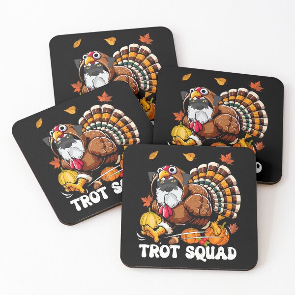 Item preview, Squad Happy Thanksgiving Cute Trot Fall 80s Gobble designed and sold by CalvinVanAuken.