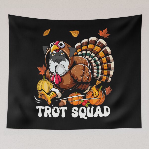 Item preview, Squad Happy Thanksgiving Cute Trot Fall 80s Gobble designed and sold by CalvinVanAuken.