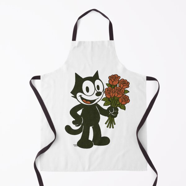 Item preview, FELIX CAT WITH A BOUQUET OF ROSES designed and sold by infinitearte.