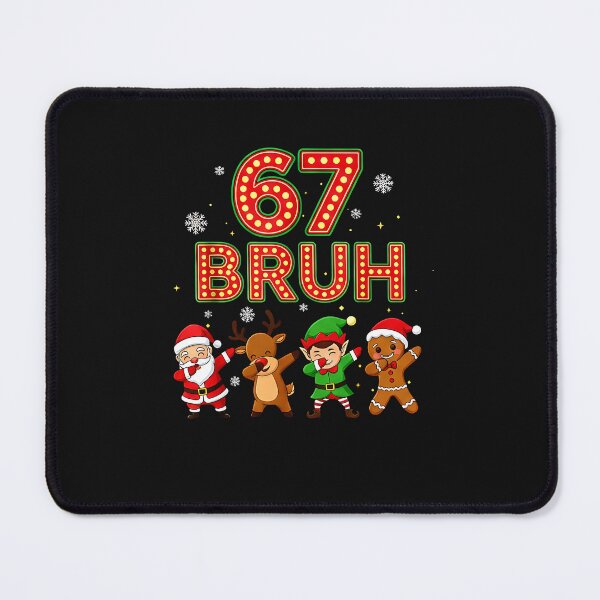 Item preview, 67 Bruh Dabbing Christmas Crew – Funny Holiday Dance designed and sold by facegm.