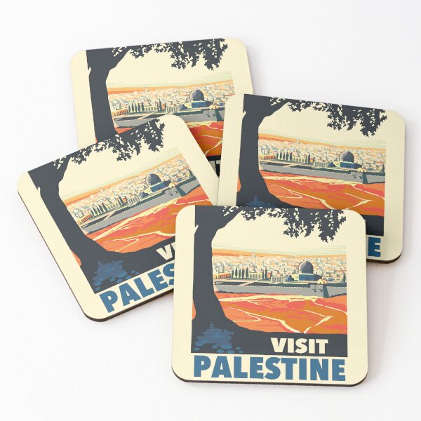 Item preview, Visit Palestine – Tourism Poster (1936) designed and sold by QatlasMap Shop.