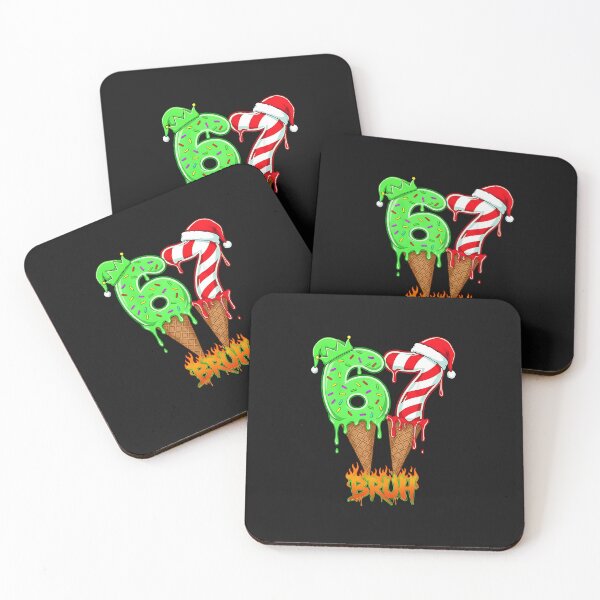 Item preview, 67 Bruh Drip Christmas Street Meme designed and sold by facegm.
