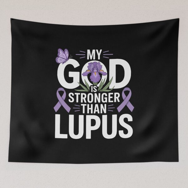 Item preview, My God is stronger than Lupus Awareness Month designed and sold by LKappa3Faber.