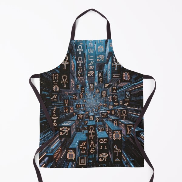 Item preview, 3D Perspectives, Cyberpunk Egyptian Hieroglyphics, Symmetrical Textures (image size 8320x12480) designed and sold by Digital-Davinci.