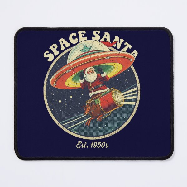 Item preview, Space Santa's Retro Sleigh Ride designed and sold by Iuqiune.