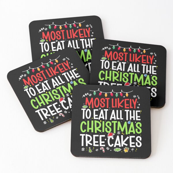 Item preview, Cakes Retro Classic Tree Funny The Christmas Eat Likely To All Most Vintage designed and sold by MediarMedic.