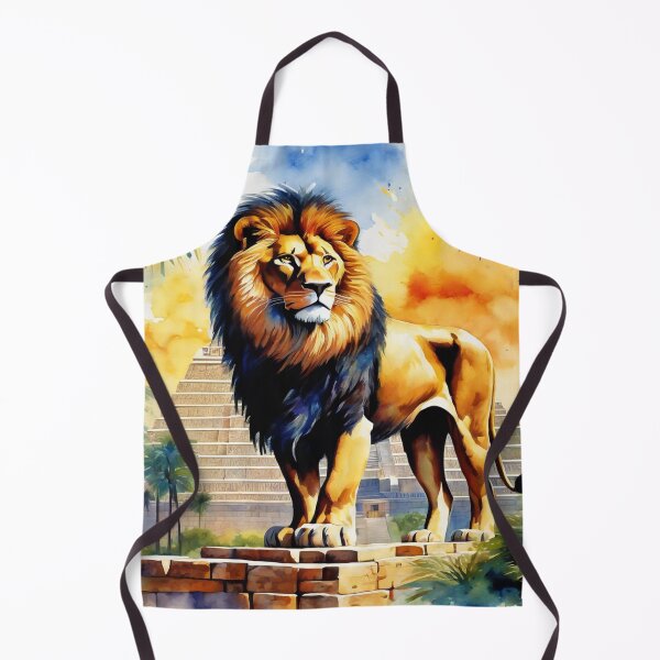 Item preview, Lion of Babylon, Ziggurat, Mesopotamia, palm tree, ancient civilization, cradle of human civilization designed and sold by Redbdon.