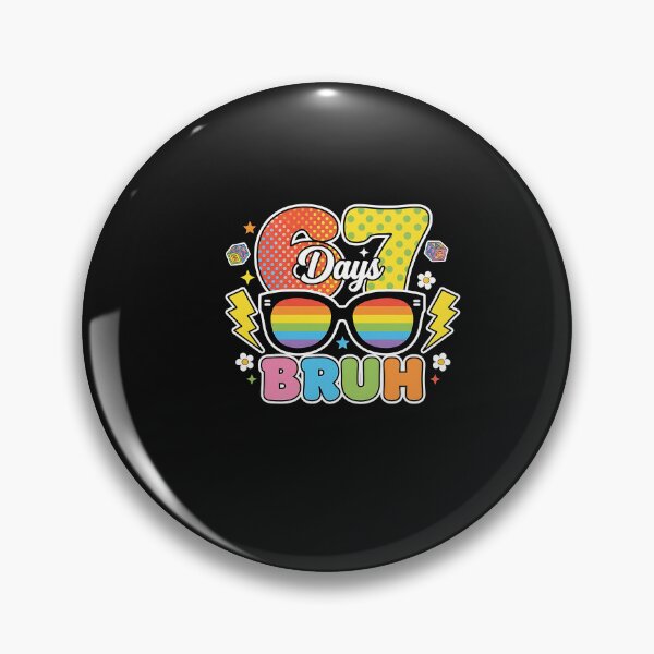 Item preview, 67 Days Bruh Retro Sunglasses Vibes designed and sold by facegm.