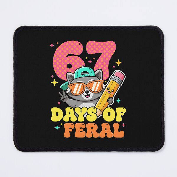 Item preview, 67 Days of Feral Cool Raccoon School Kid designed and sold by facegm.