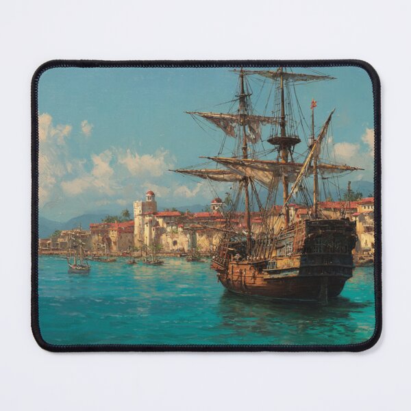 Item preview, Majestic Galleon Ship – Historical Voyage Artwork designed and sold by mliotard.
