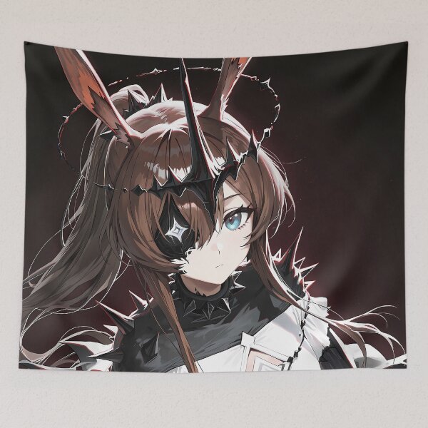 Artikelvorschau, Amiya Arknights Prelude Dawn Black White Bunny Warrior entworfen und verkauft von HumbertoValveno.