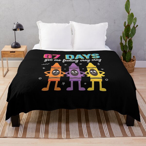 Item preview, 67 Days Of School Cray Cray Trendy designed and sold by facegm.