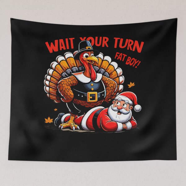 Item preview, Turn Wait Fatboy Classic Funny Thanksgiving Meme Your Turkey designed and sold by Rocklaretbean.