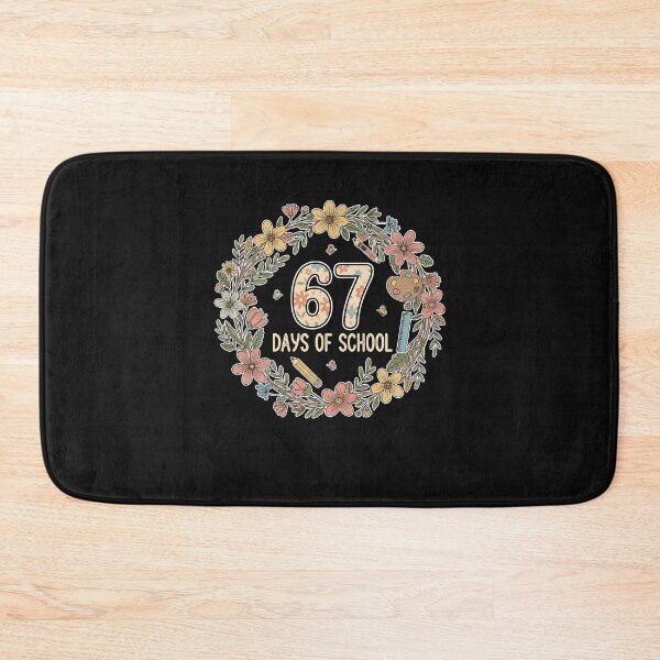 Item preview, 67 Days of School Floral Boho Frame designed and sold by facegm.