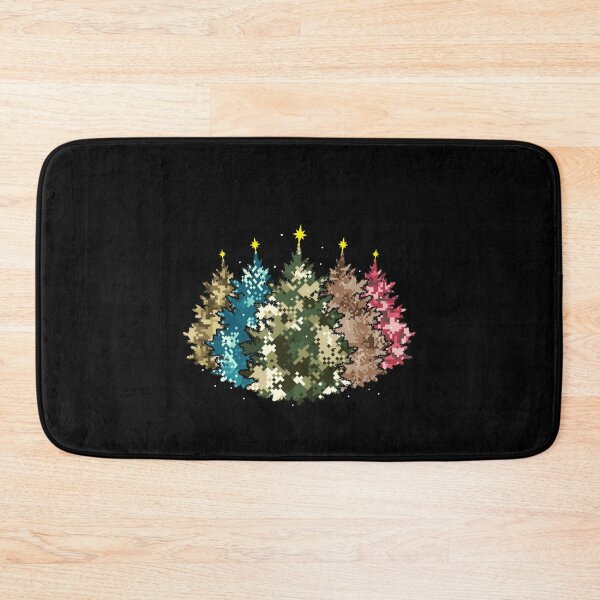 Item preview, Camo Pixel Christmas Trees Camouflage Xmas Art Sticker designed and sold by DavinMaur.