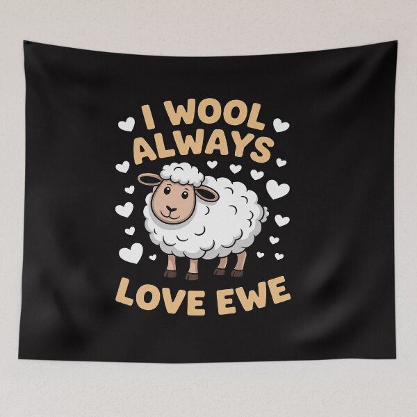 Item preview, Sheep - I Wool Always Love Ewe Lamb Sheep Lover designed and sold by CareTopping.