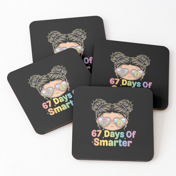 Item preview, 67 Days Of Smarter – Cute Girl Back To School designed and sold by facegm.