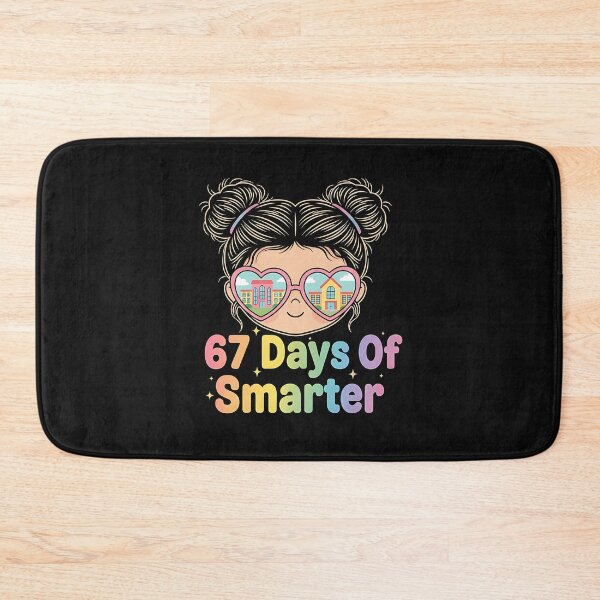 Item preview, 67 Days Of Smarter – Cute Girl Back To School designed and sold by facegm.