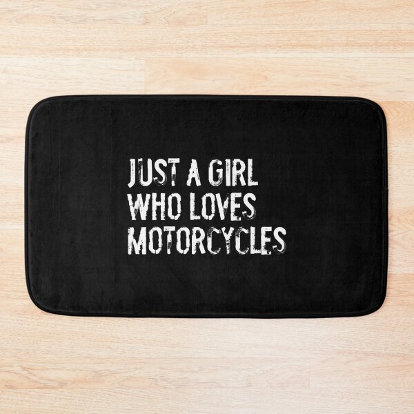 Item preview, Just A Girl Who Loves Motorcycles designed and sold by TaraLiliana.