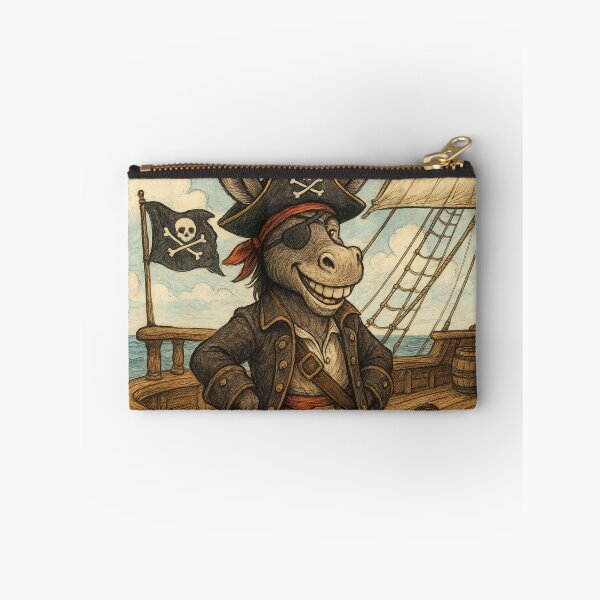 Item preview, funny donkey as a pirate designed and sold by Mauswohn.