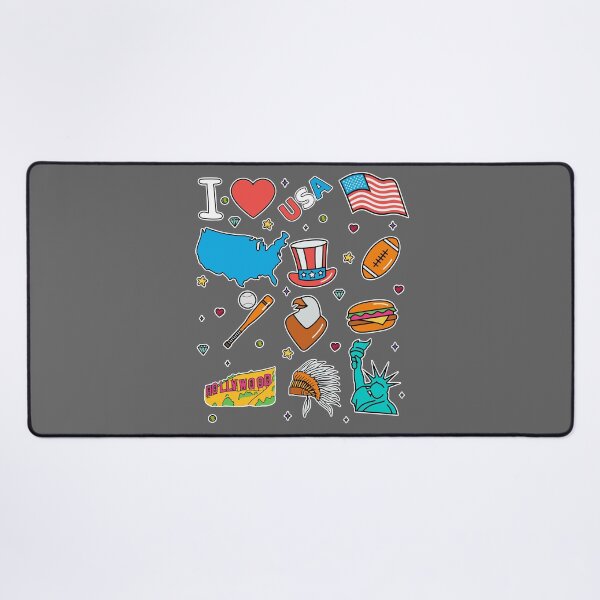 Item preview, USA Culture Mashup – Bold Patriotic Art designed and sold by mashmosh.