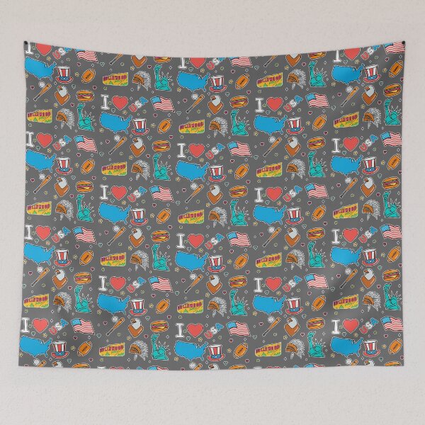 Item preview, USA Culture Mashup – Bold Patriotic Art designed and sold by mashmosh.