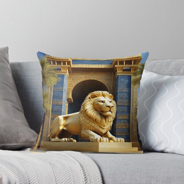 Item preview, Lion of Babylon, Ishtar Gate, Mesopotamia, palm tree, ancient civilization, cradle of human civilization designed and sold by Redbdon.