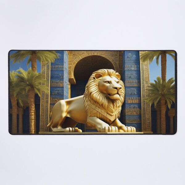 Item preview, Lion of Babylon, Ishtar Gate, Mesopotamia, palm tree, ancient civilization, cradle of human civilization designed and sold by Redbdon.