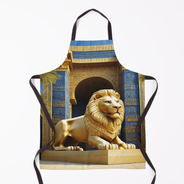 Item preview, Lion of Babylon, Ishtar Gate, Mesopotamia, palm tree, ancient civilization, cradle of human civilization designed and sold by Redbdon.